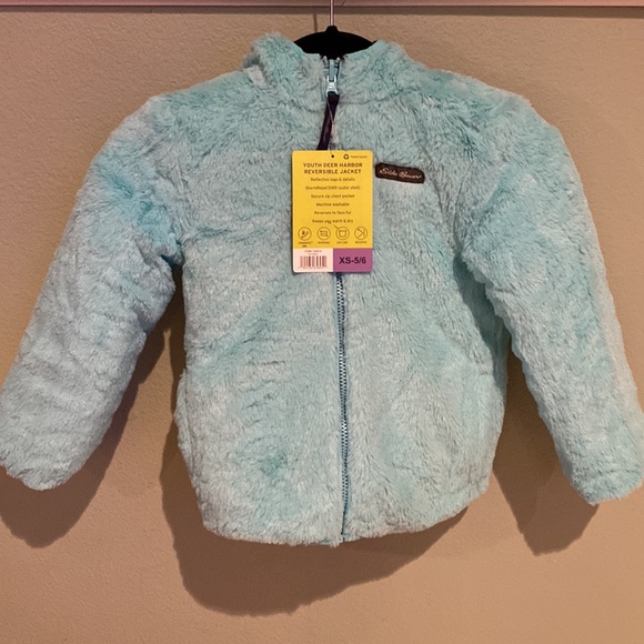 Eddie Bauer kids Youth Deer Harbor reversible jacket - Picture 7 of 7